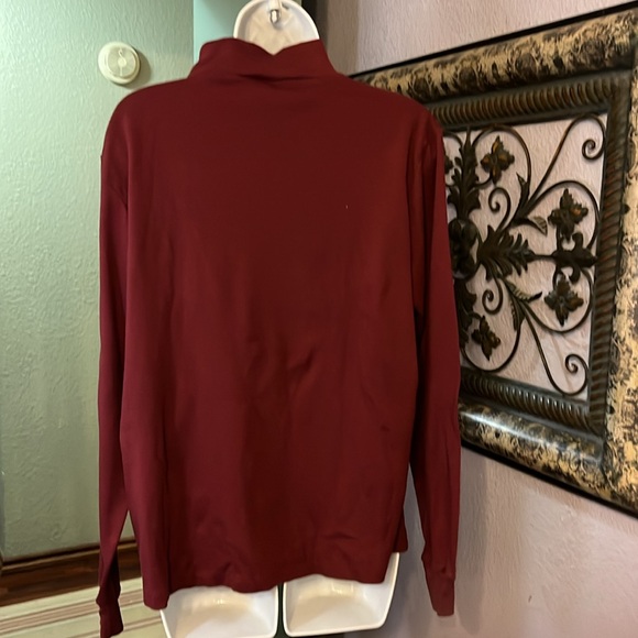 VTG WSU Burgundy Turtleneck- made in USA by Cross Creek Sz L - Picture 4 of 9